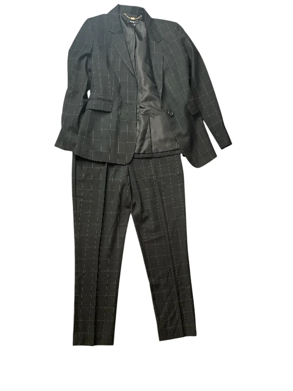 Pants Suit 2pc By Dkny In Black, Size: 6