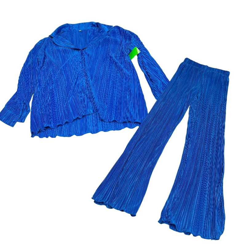 Pants Set 2pc By Clothes Mentor In Blue, Size: S