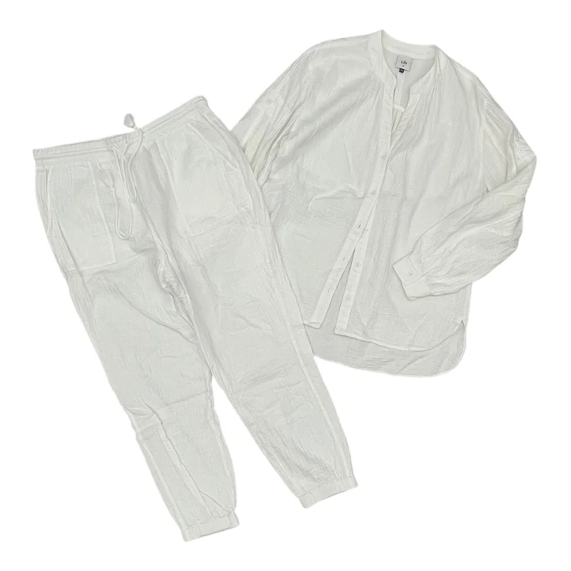 Pants Set 2Pc By Cabi In White, Size:M