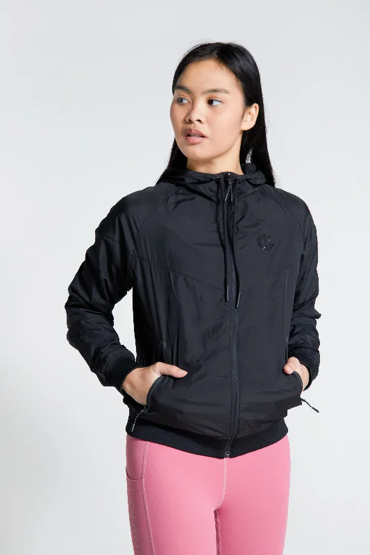 Women's winter-ready jacketsWomens- Mesh Training Jacket - Black Women's winter-ready jackets