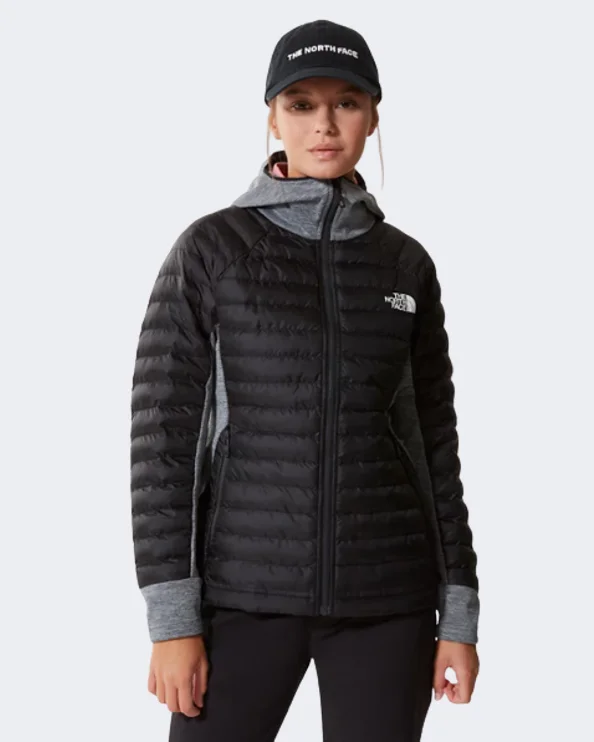 Women's summer jacketsThe North Face Athletic Outdoor Hybrid Insulated Women Hiking Jacket Black/Grey Nf0A5Iff-43M Women's summer jackets