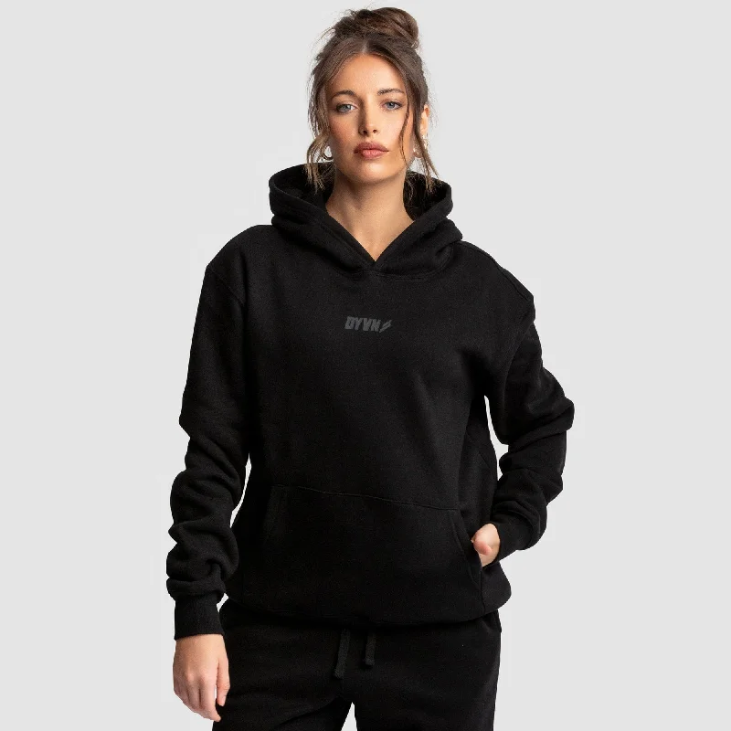 Women's designer jacketsWomen's DYVN Relaxed Fit Hoodie - Black Women's designer jackets