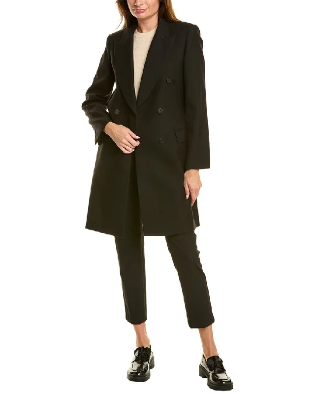 Theory Tailored Wool-Blend Coat Women’s Blazer Trend