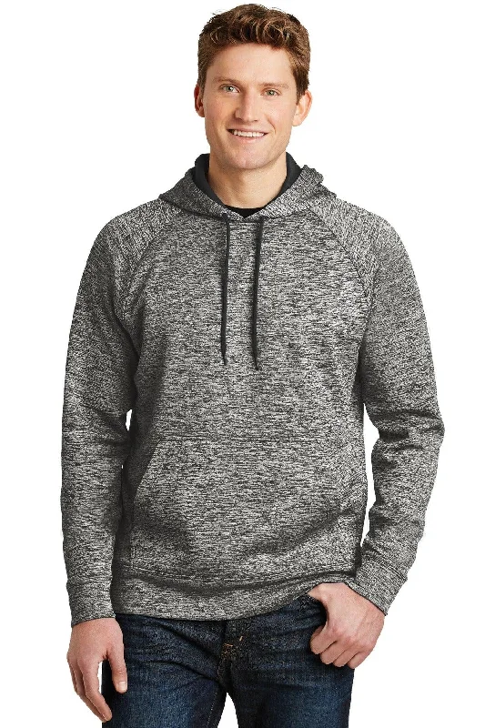 Sport-Tek PosiCharge Electric Heather Fleece Hooded Pullover. ST225 All-season Hoodie Sweatshirt