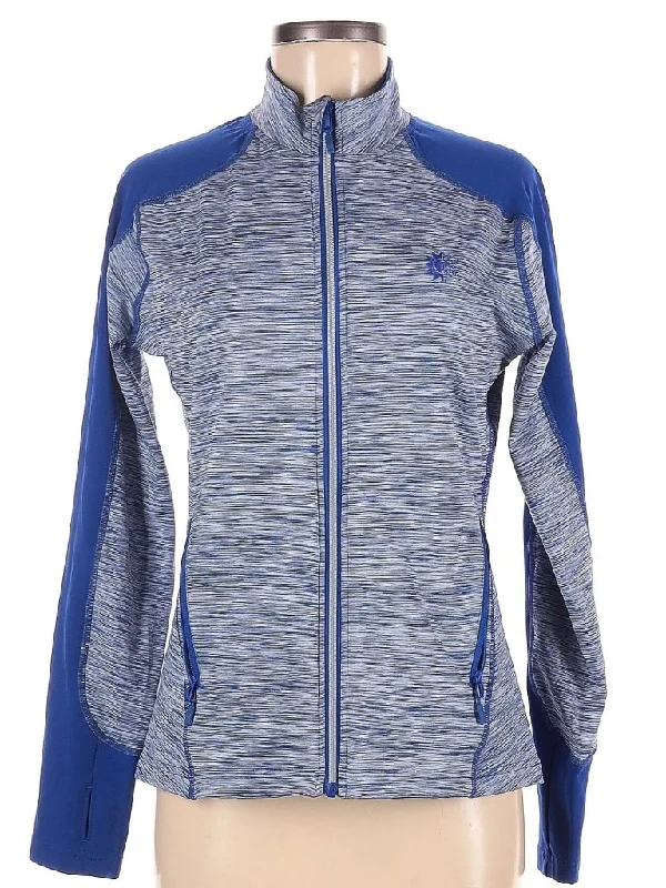 Levelwear Ladies Royal Blue Heather Full-Zip Golf Jacket Size M