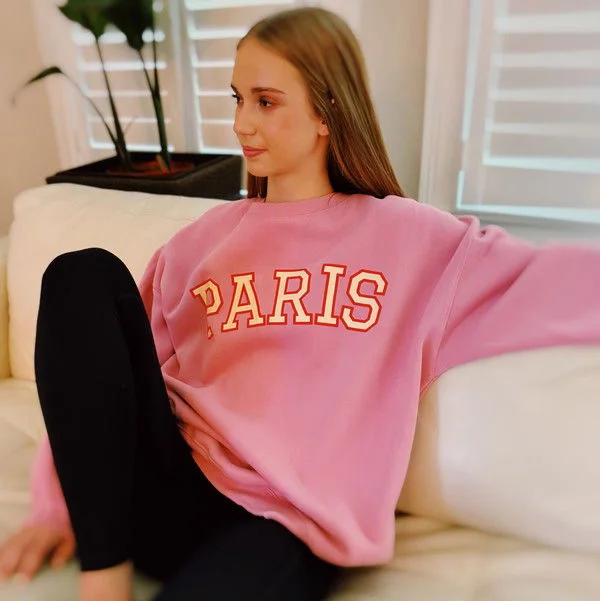 Paris Sweatshirt Comfort Hoodie Sweatshirt