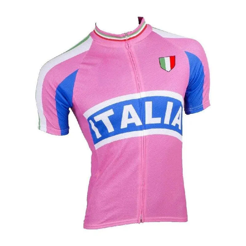 Pink Italia Italy Cycling Jersey Elegant Hoodies & Sweatshirts