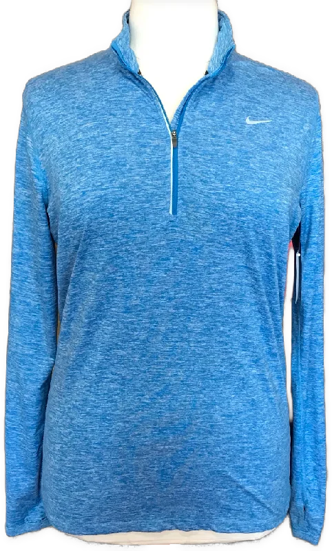 Nike Running Dri-Fit Light Blue Heather Pullover Size XL