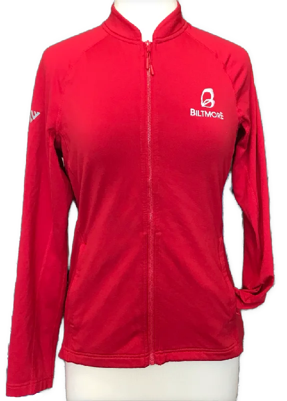 Women's Levelwear Red Full-Zip Jacket w/ Logo Size M MSP$