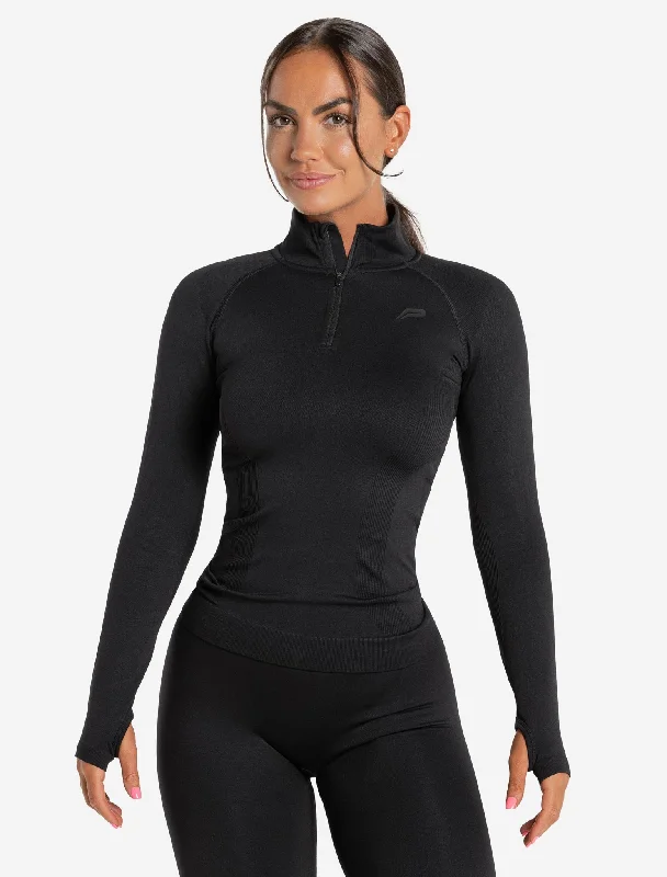 Women's fall jacketsCore Seamless 1/4 Zip - Blackout Women's fall jackets