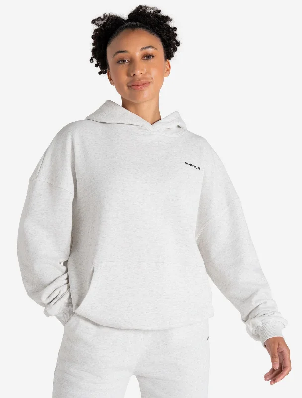 Women's travel-friendly jacketsOversized Hoodie - Light Melange Grey Women's travel-friendly jackets