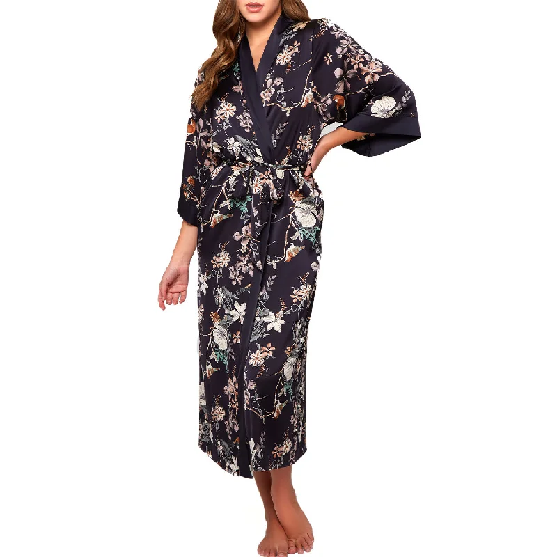 Jogger pajama setsSatin Floral L-Robe Jogger pajama sets