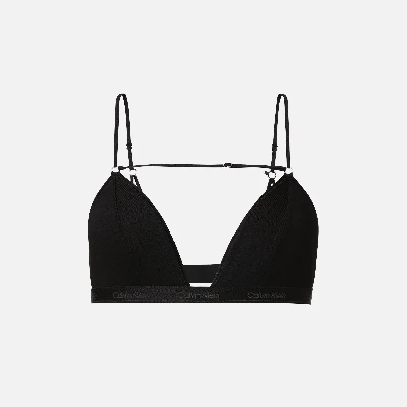 Acrylic sweatersNensi Dojaka for Calvin Klein Triangle Modal Chasmere Bra - Black Acrylic sweaters