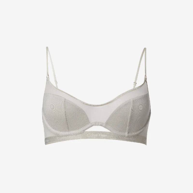 Thermal sweatersNensi Dojaka for Calvin Klein Unlined Modern Cotton Bralette - Dove Thermal sweaters