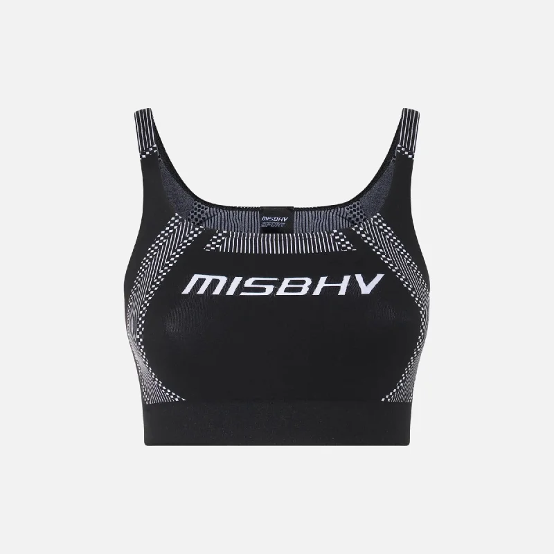 Work sweatersMISBHV Sport Bra Top - Black / White Work sweaters