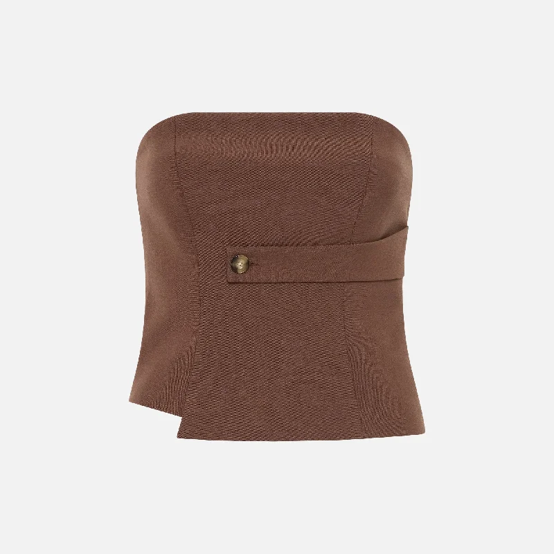 Moisture-wicking sweatersSIR Bromley Bodice - Brown Moisture-wicking sweaters