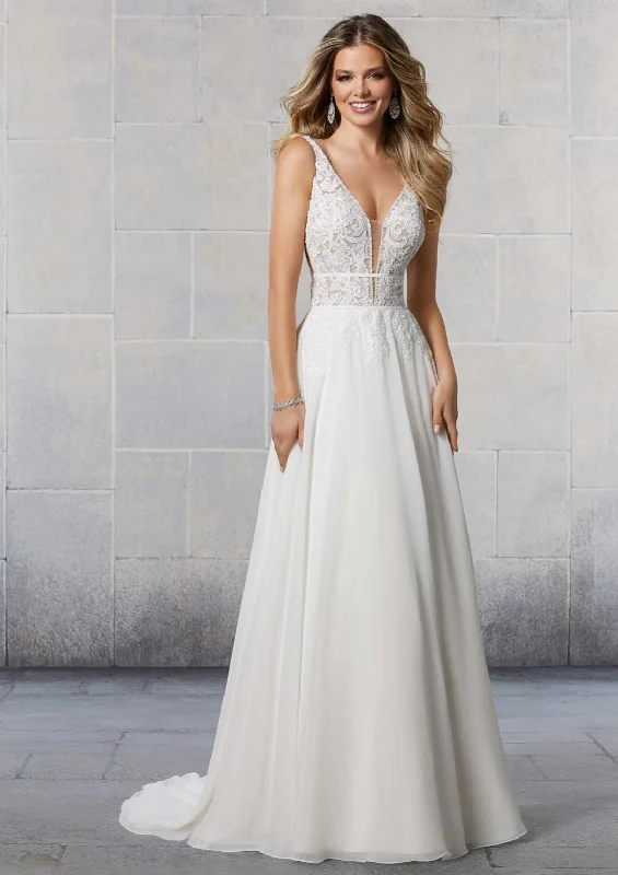 Affordable wedding dressesVoyage by Morilee Shiloh Wedding Dress Beaded Bridal Gown