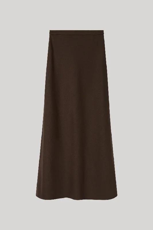 Designer unclassified skirtsA.Emery | Riva Bias Skirt in Chocolate Designer unclassified skirts