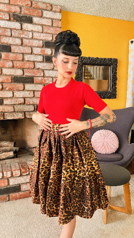 Formal unclassified skirtsPippa- The essential pin-up skirt in Leopard Formal unclassified skirts