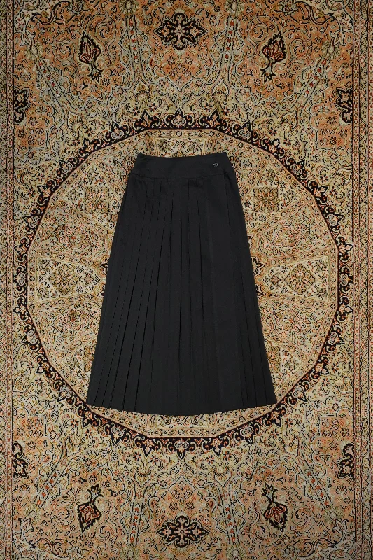 Festival unclassified skirtsWRAPAROUND PLEATS SKIRT (BLACK) Festival unclassified skirts