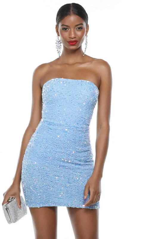 Holiday party dressesAlyce Paris 4605 - Strapless Sequined Cocktail Dress Dinner party dresses