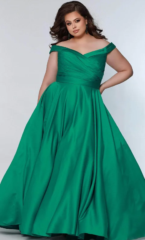 Versatile party dresses for any occasionSydney's Closet SC7321 - Pleated A-Line Prom Gown Lightweight party dresses for summer