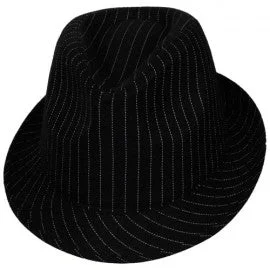 Lounge unclassified dressesBlack Pinstripe Fedora Hat Lounge unclassified dresses