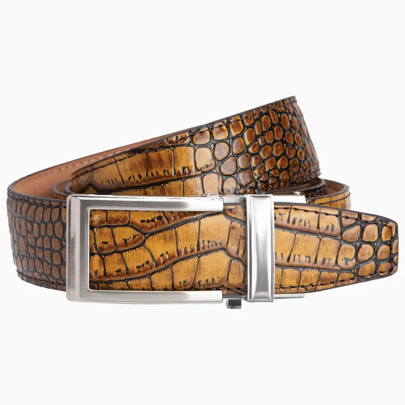 Designer unclassified dressesCayman Brown & Tan V2 Ratchet Belt 1 3/8" Strap [35mm] Designer unclassified dresses