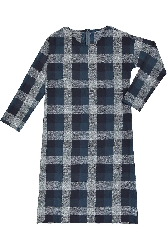 Best-selling unclassified dressesDALES - Blue/Navy Twill Check Cotton Best-selling unclassified dresses