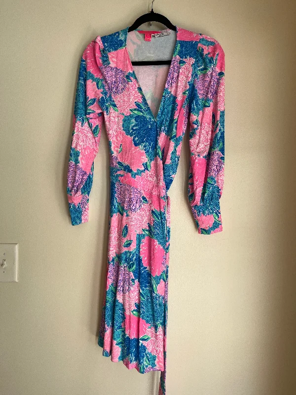 Floral unclassified dressesDress Work By Lilly Pulitzer In Multi-colored, Size: S Floral unclassified dresses