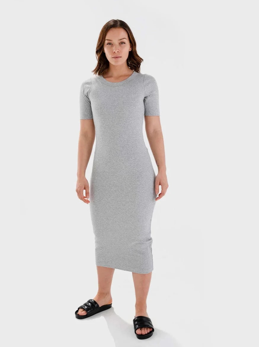 Petite unclassified dressesFather Rabbit Rib Tee Dress -  Grey Marle Petite unclassified dresses