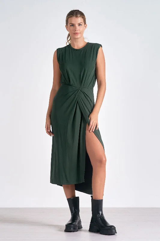 Elegant evening unclassified dressesFRONT SLIT DRESS Elegant evening unclassified dresses