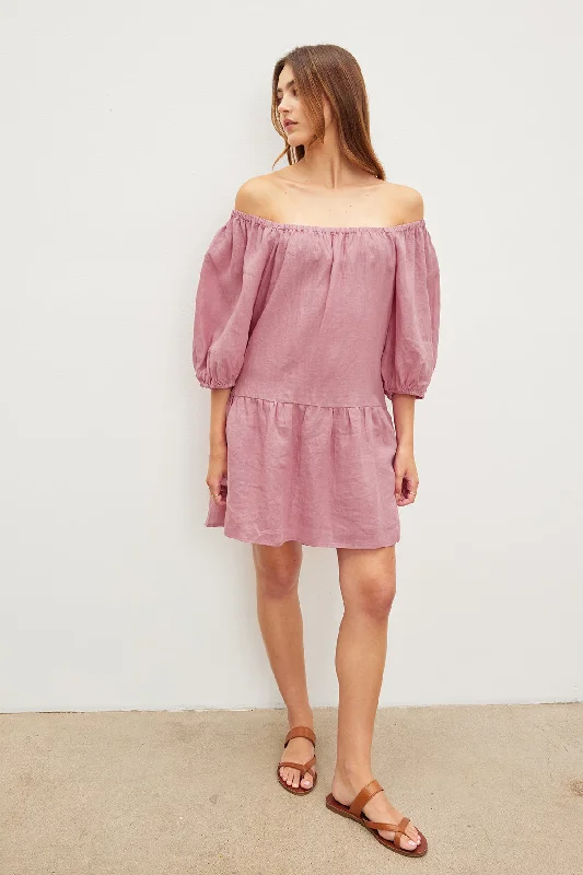 Mesh unclassified dressesIRINA LINEN DRESS Mesh unclassified dresses