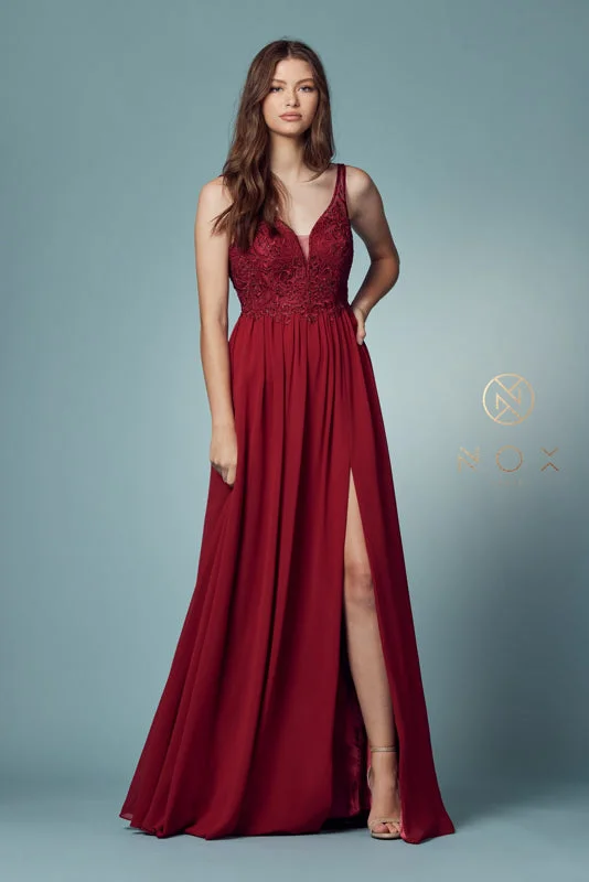 High-end unclassified dressesNox Anabel's Shimmering Beaded Prom Dress: Captivating Couture for Your Special Night High-end unclassified dresses