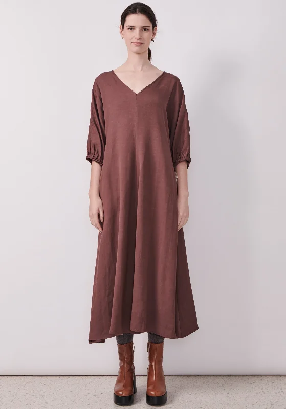 Embroidered unclassified dressesPol Focus Dress - Chocolate Embroidered unclassified dresses