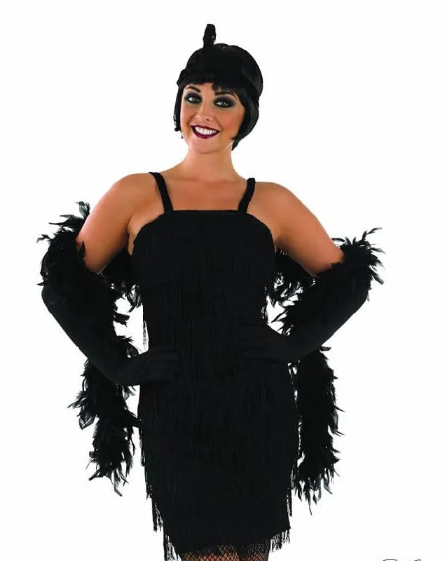 Tiered unclassified dressesRoaring 1920's Girl Black Flapper Costume Tiered unclassified dresses