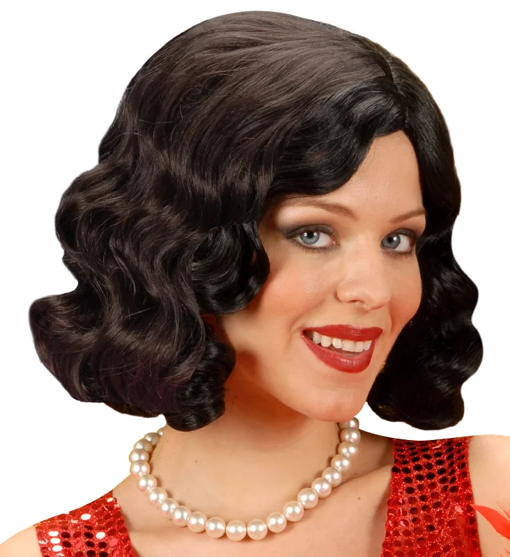 Floral unclassified dressesRoaring 20's Black Wig Floral unclassified dresses