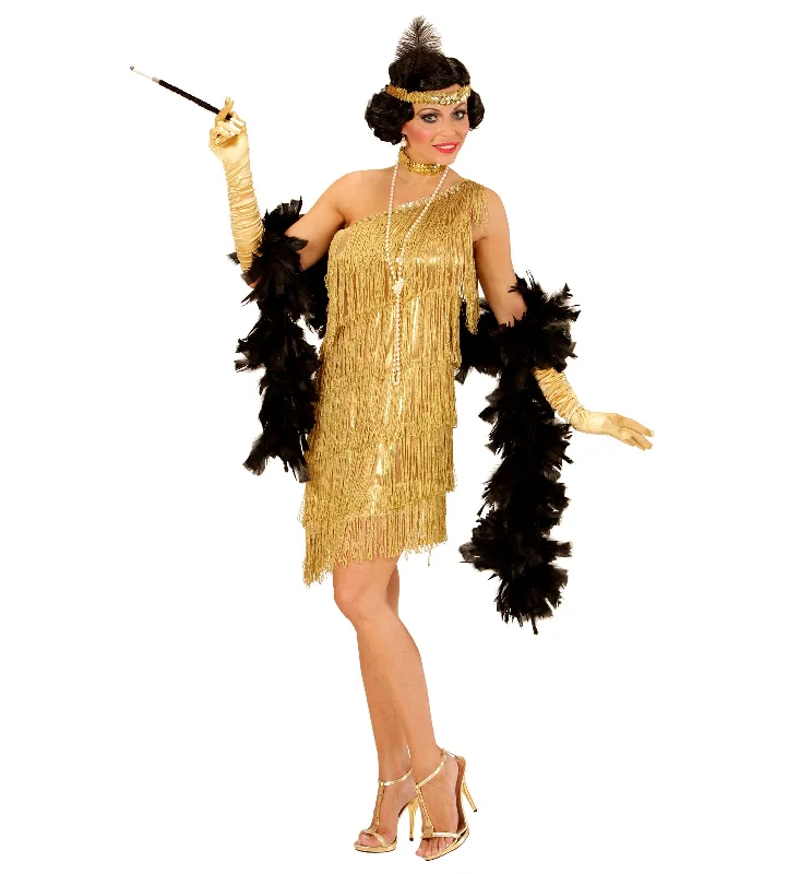 High-end unclassified dressesRoaring 20's Gold Flapper Costume Ladies High-end unclassified dresses