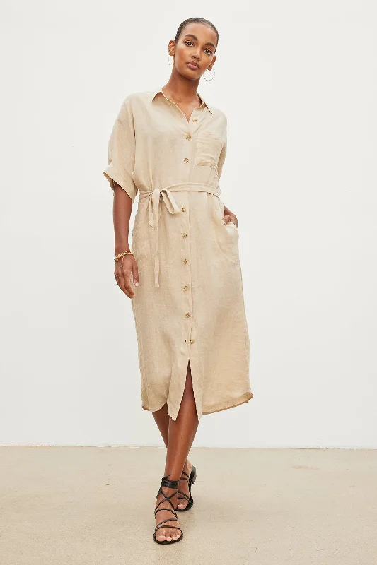 A-line unclassified dressesSANDRA LINEN DRESS A-line unclassified dresses