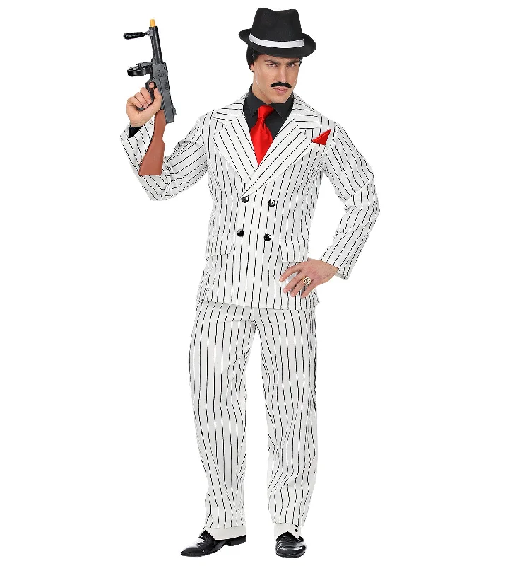 Trendy unclassified dressesWhite Gangster Suit Costume Men's Trendy unclassified dresses