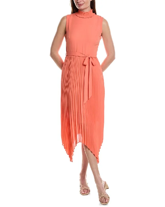 Nanette Nanette Lepore Crepe Chiffon Maxi Dress Skirt with Slits