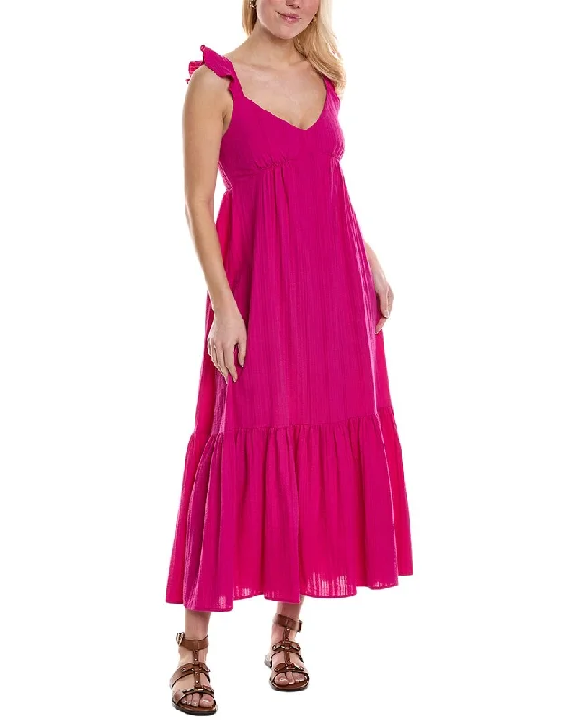 Saltwater Luxe Tank Maxi Dress Pleated A-line Skirt