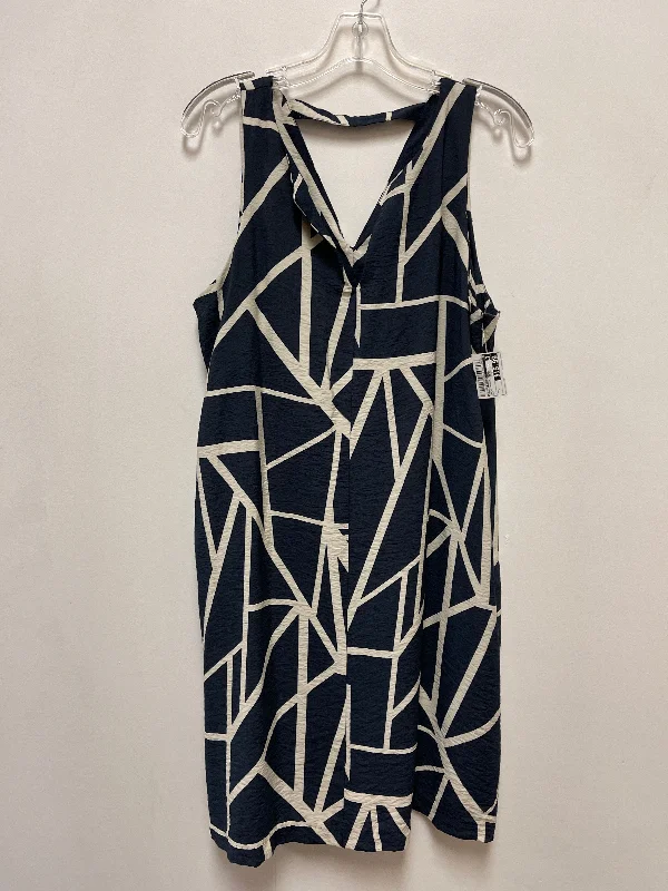 Dress Casual Midi By Banana Republic In Navy, Size: L Silk Midi Skirt